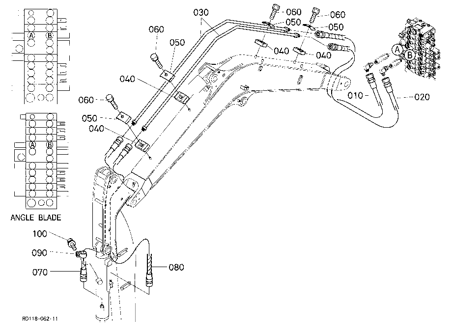 Oil Piping (Bucket)