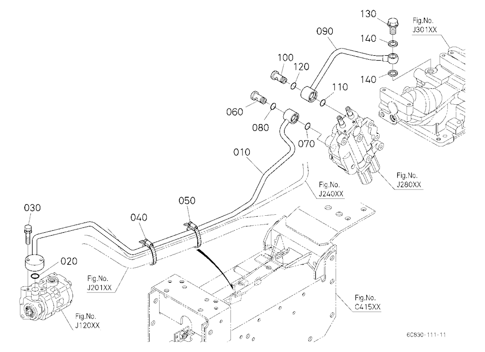 Hydraulic Pipe (Delivery)