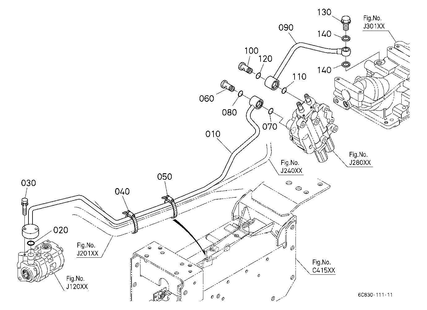 Hydraulic Pipe (Delivery)