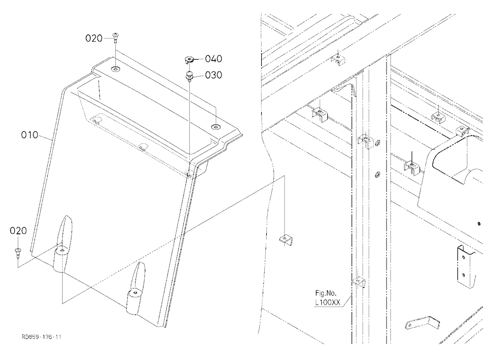 Cabin (Rear Cover Center)