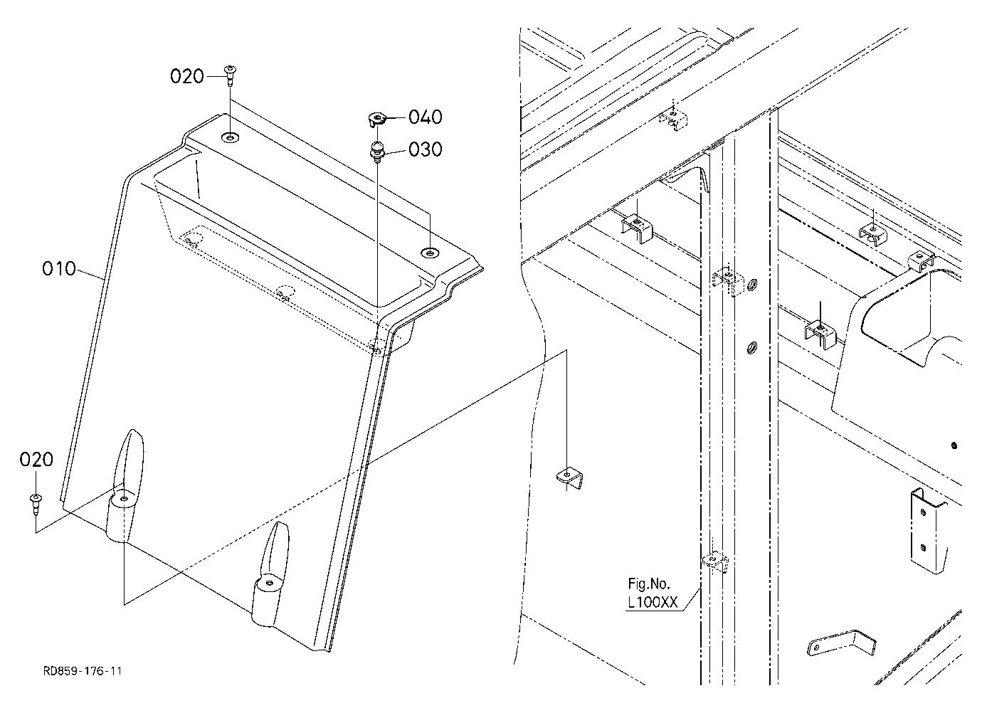 Cabin (Rear Cover Center)