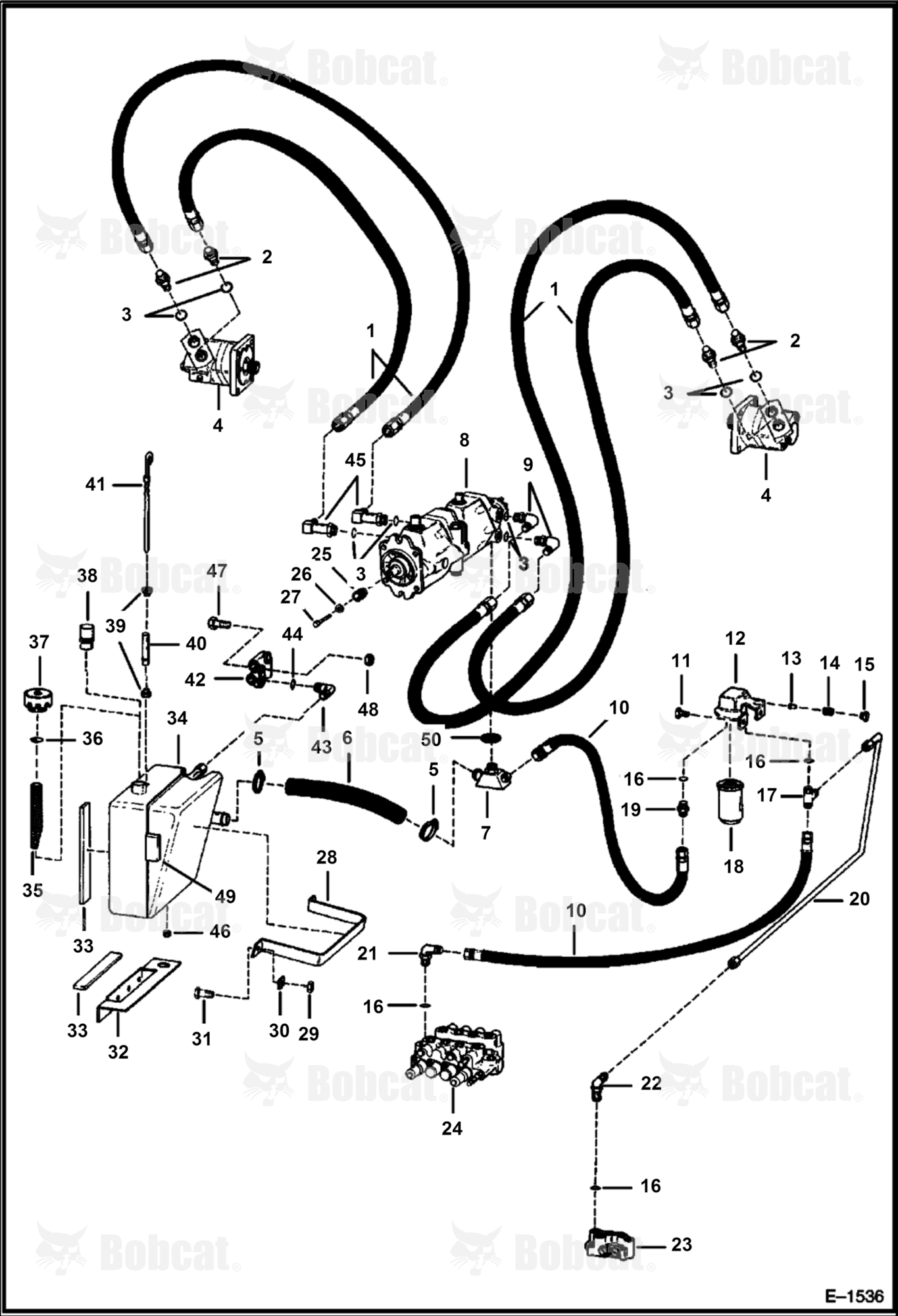 Hydrostatic Circuitry  502615001 - 502621514