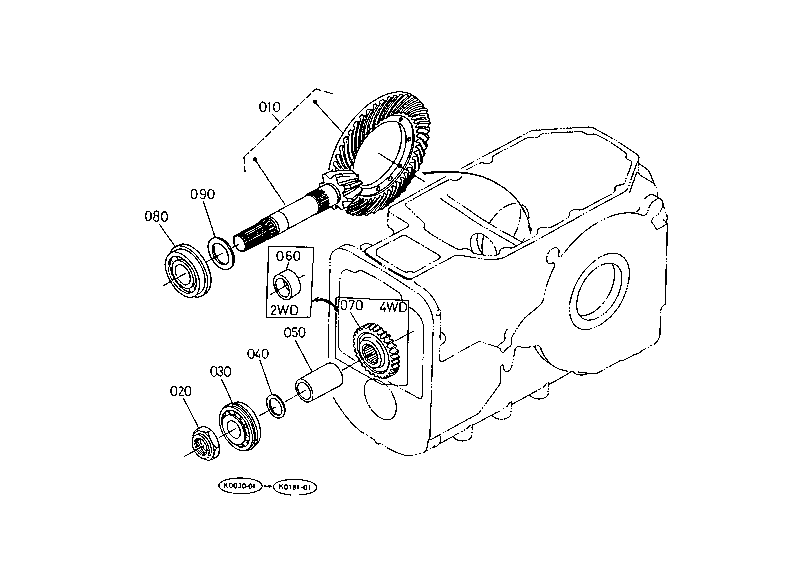 Bevel Gear (Rear)