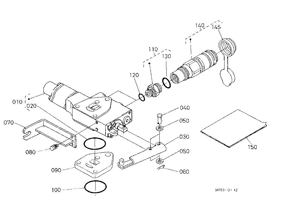 Auxiliary Control Valve Kit (Fd) (W/G No.M9669) [O