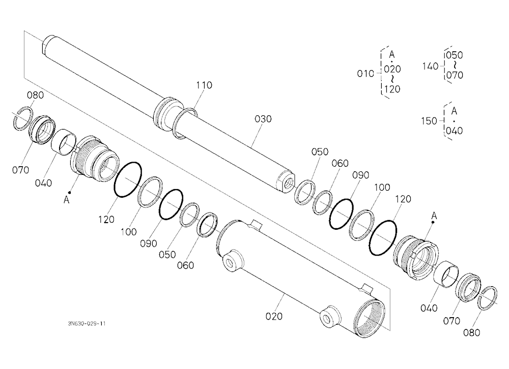 Steering Cylinder [Component Parts] [New]