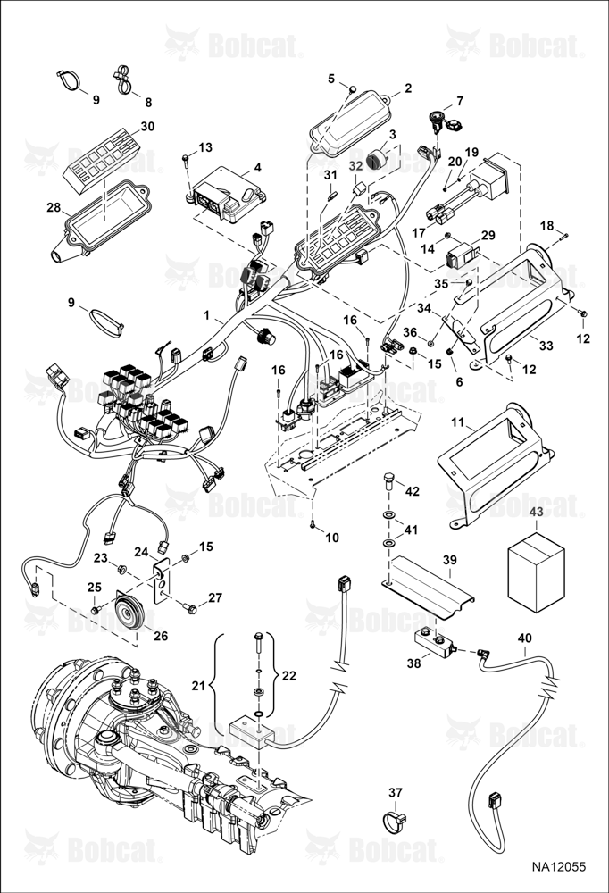 CAB Electrical Circuitry (Lower Harness)  B3G414000 - B3G415028, B3G614000 - B3G615030, B3G714000 - B3G714051, B3G814000 - B3G814025, B3G914000 - B3G915035, B3GB14000 - B3GB14028