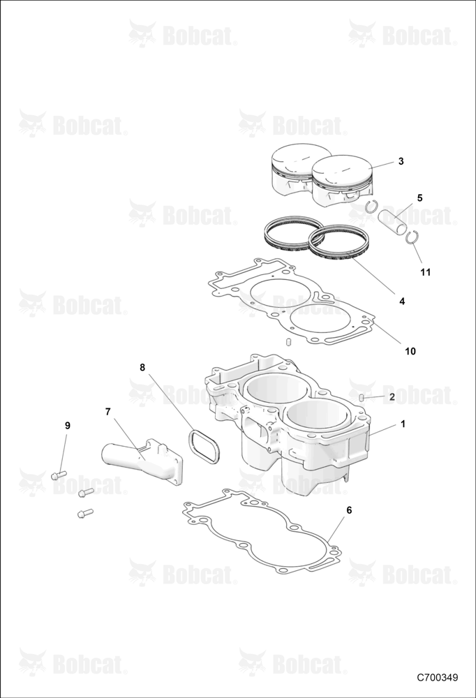ENGINE, Cylinder and Piston