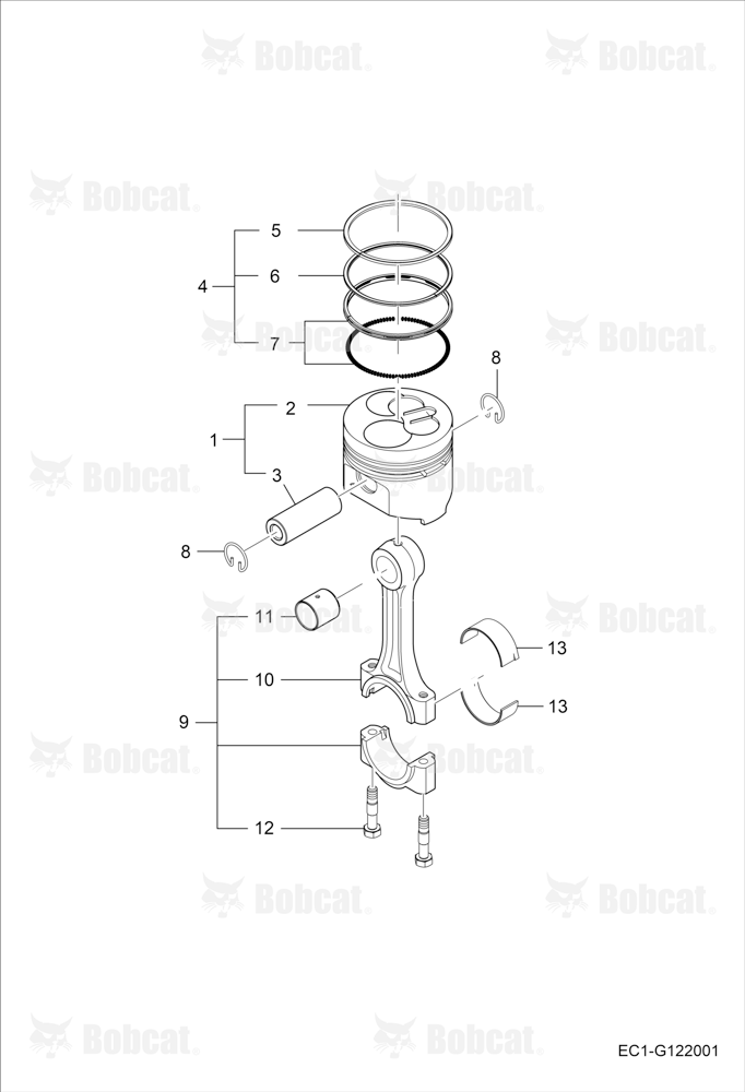 Piston Connecting Rod Group