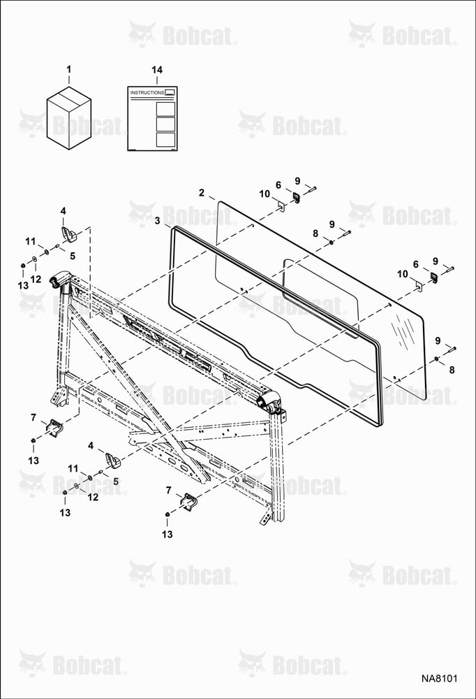 CAB Rear Panel Kit (Glass & Poly)