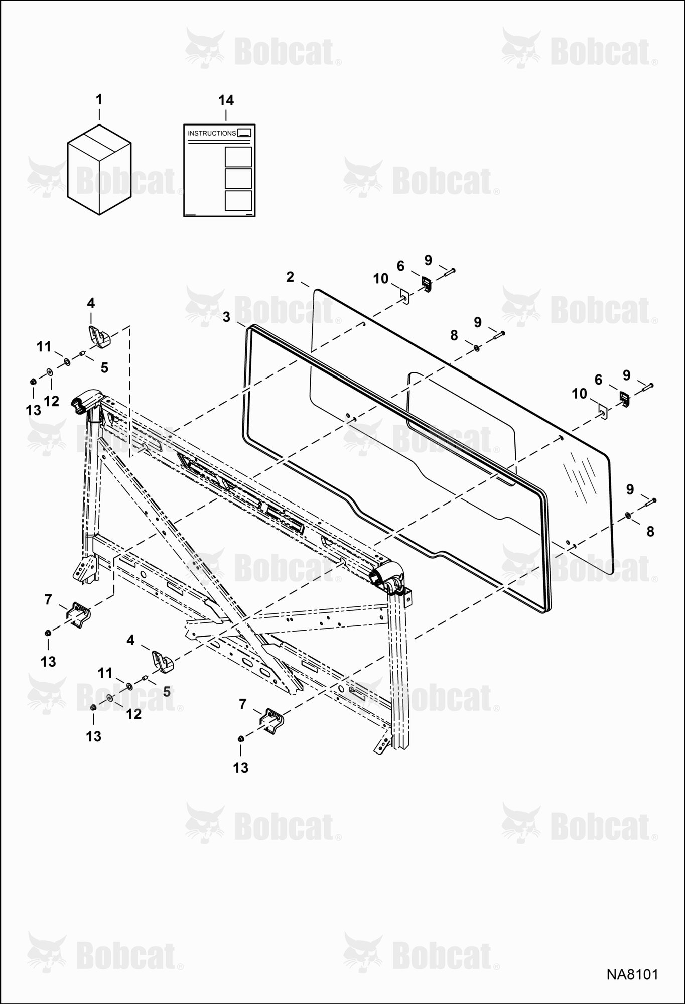 CAB Rear Panel Kit (Glass & Poly)