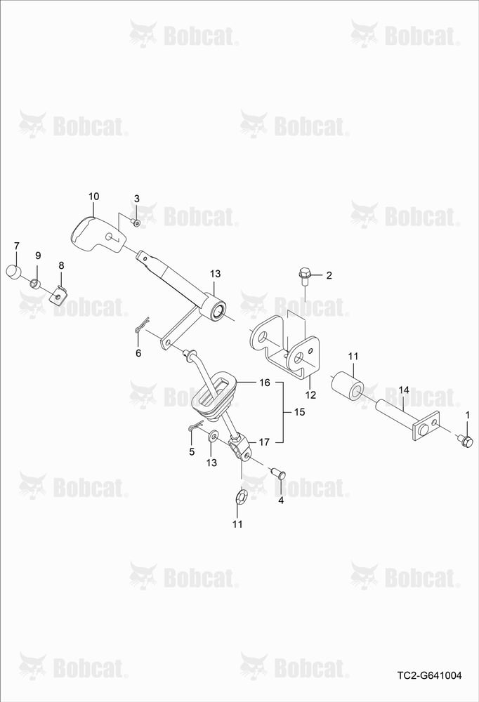 Position Draft Control Lever Group