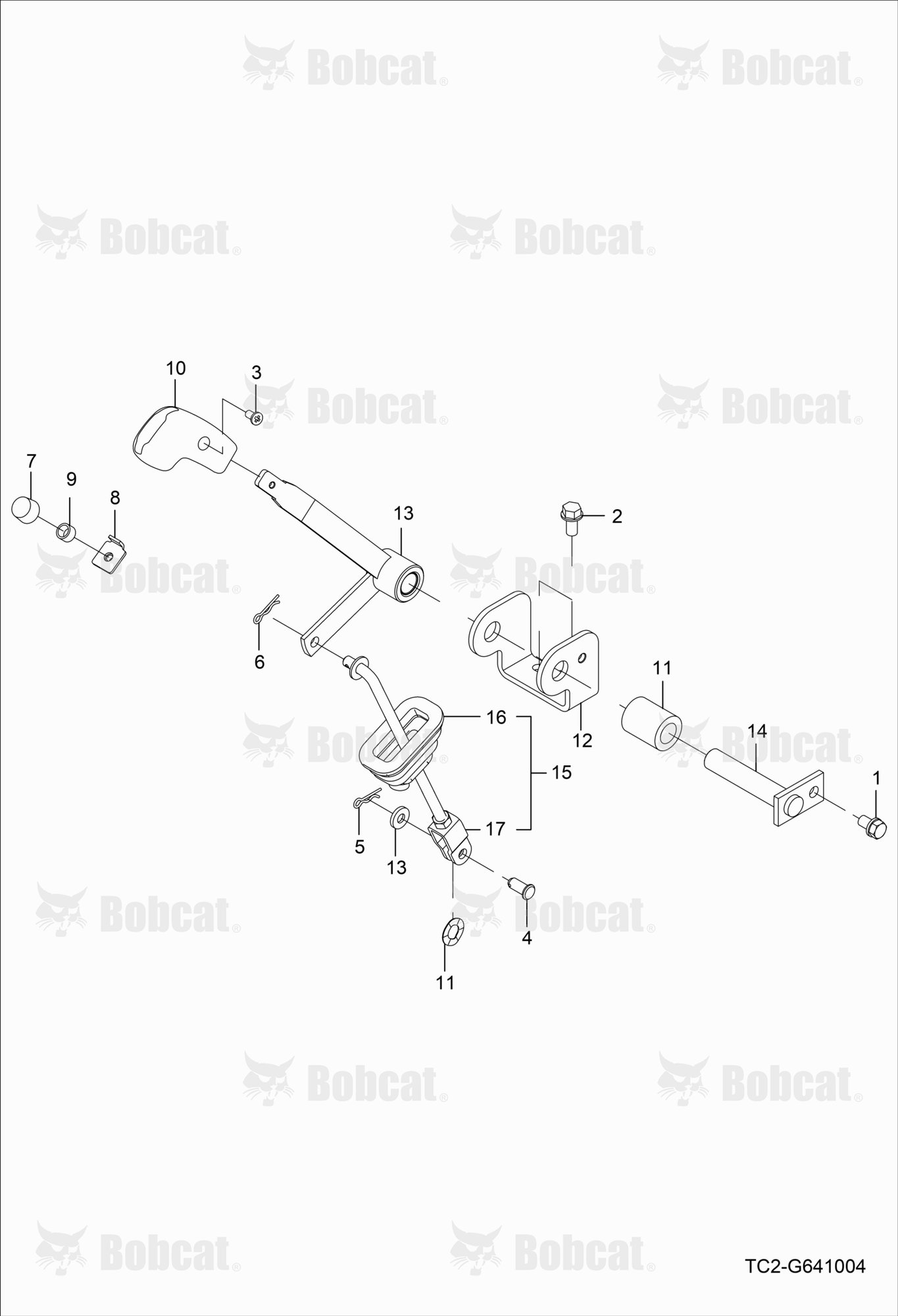 Position Draft Control Lever Group