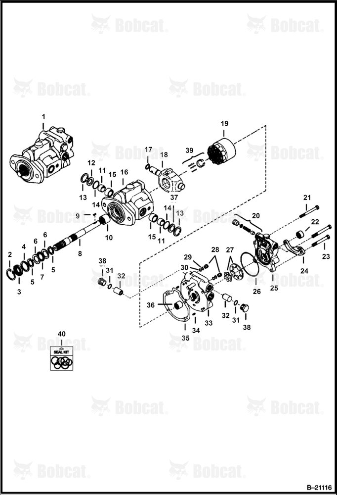 Hydrostatic Pump (Front - Rcb - New)