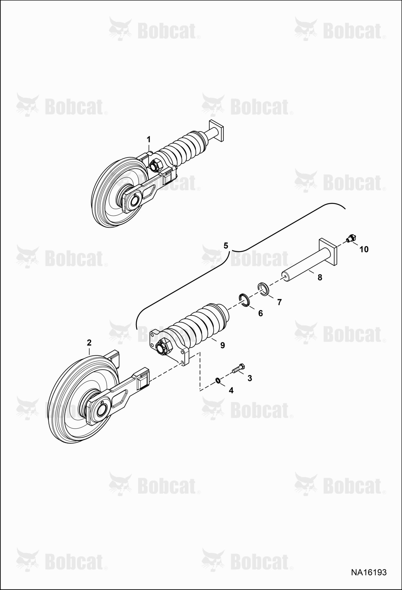 Track Tensioner & Idler