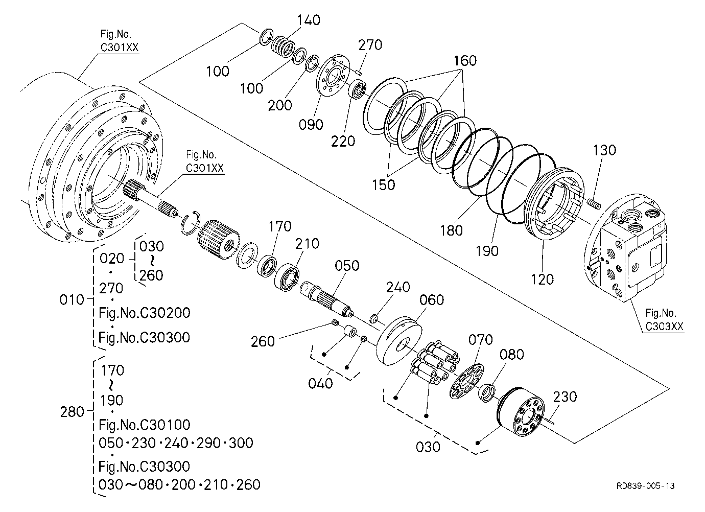 Drive Motor (Piston) [Component Parts]