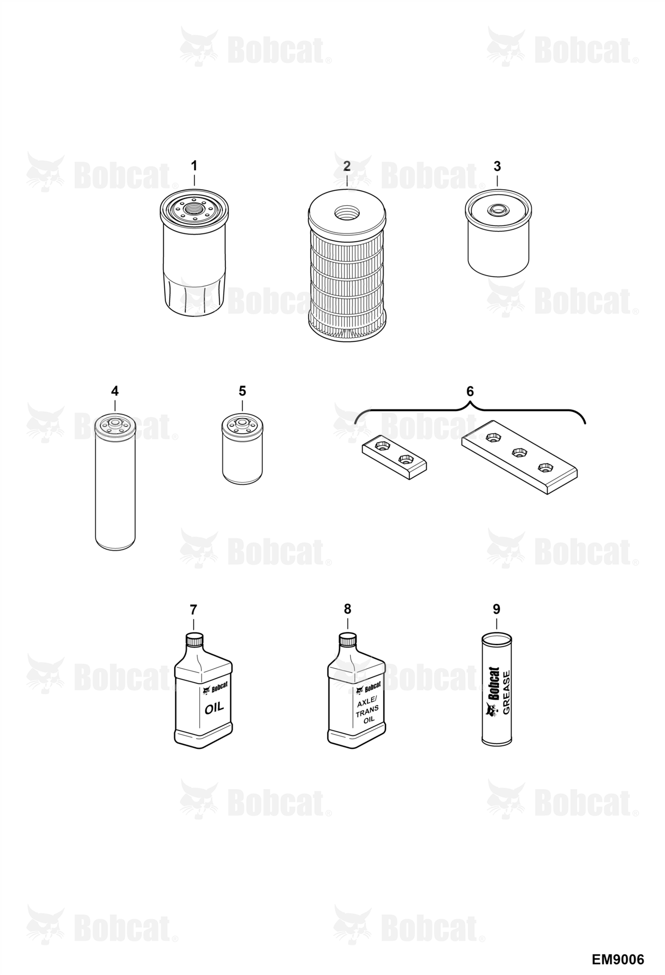 Scheduled Maintenance Items (Every 500 Hours)
