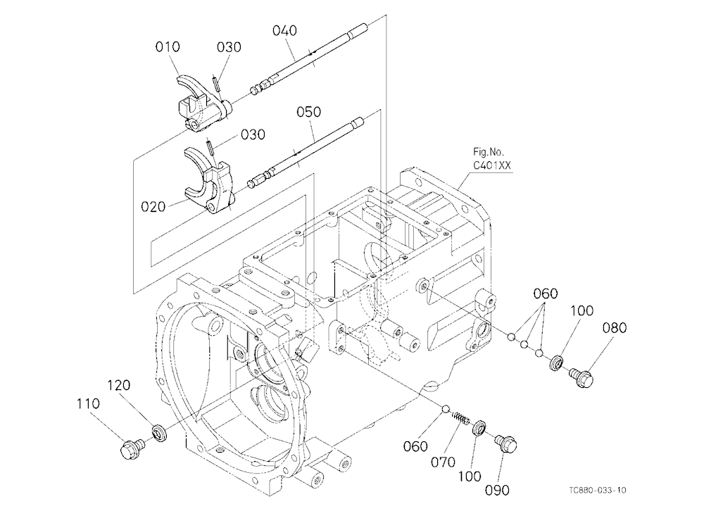 Main Gear Shift Fork