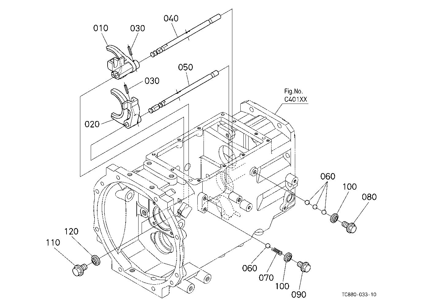 Main Gear Shift Fork