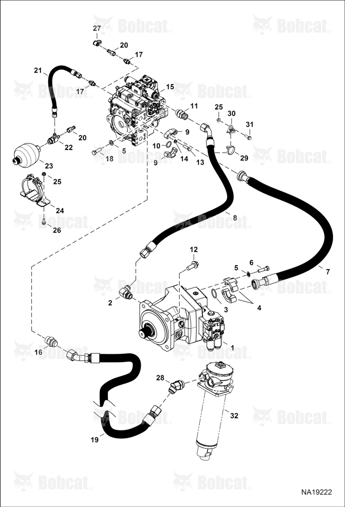 Hydrostatic Circuitry (Pump & Motor)