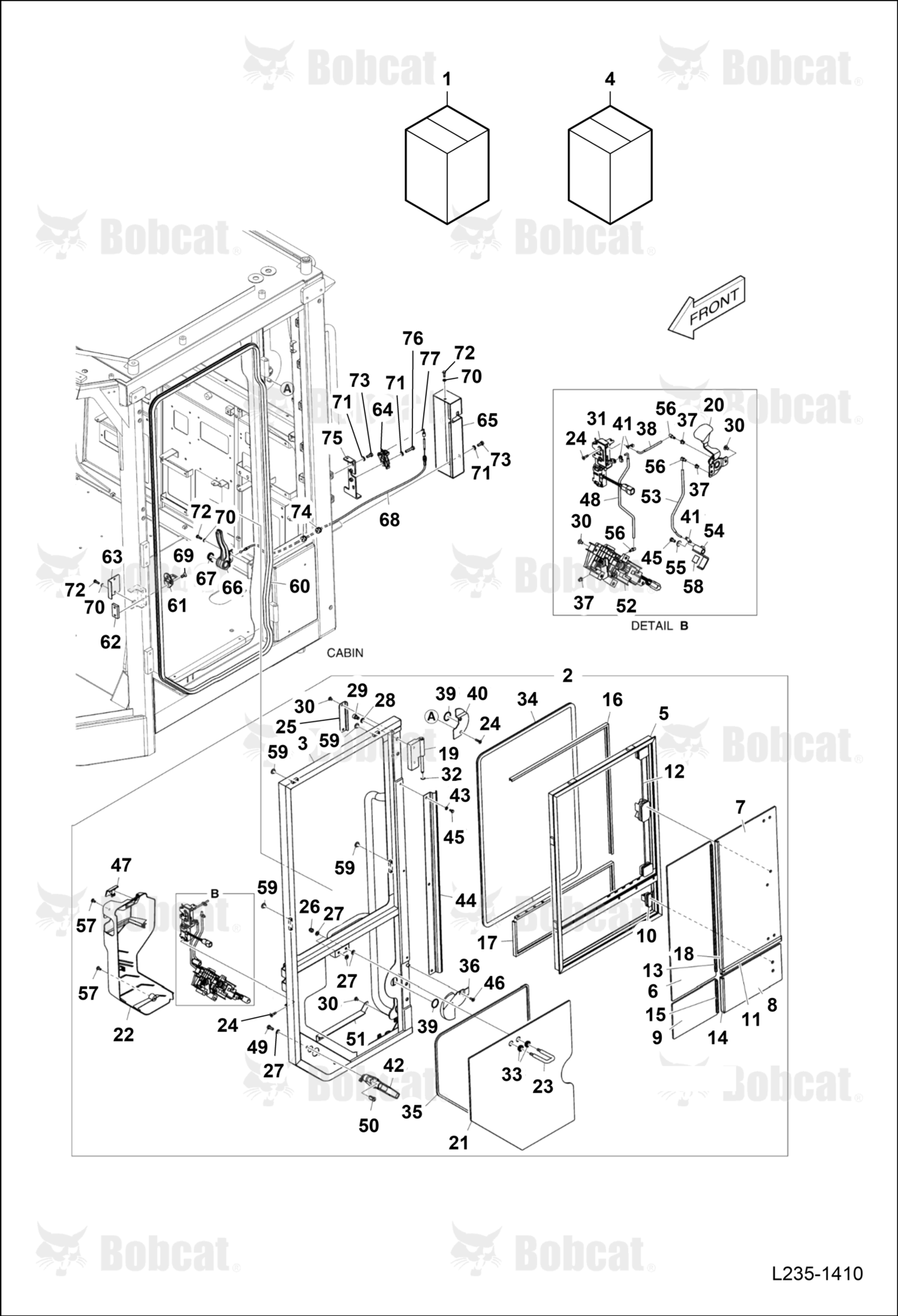 Cabin (Door Assembly) (L.H.)
