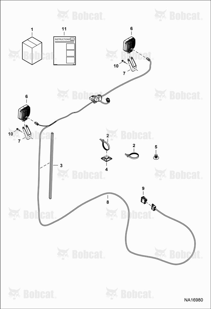 Rear Worklight Kit