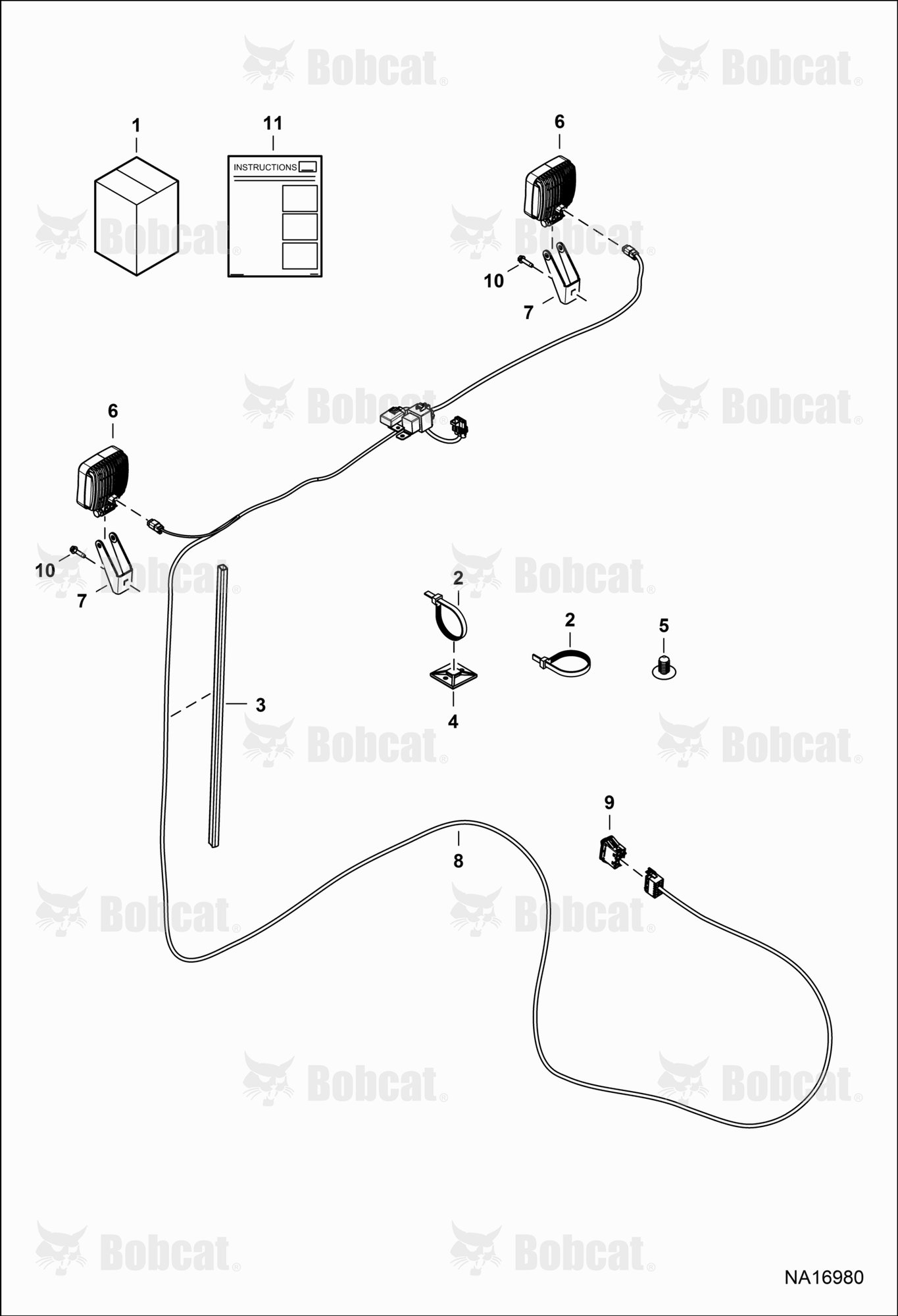 Rear Worklight Kit