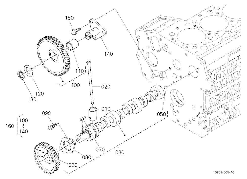 Camshaft And Idle Gear Shaft