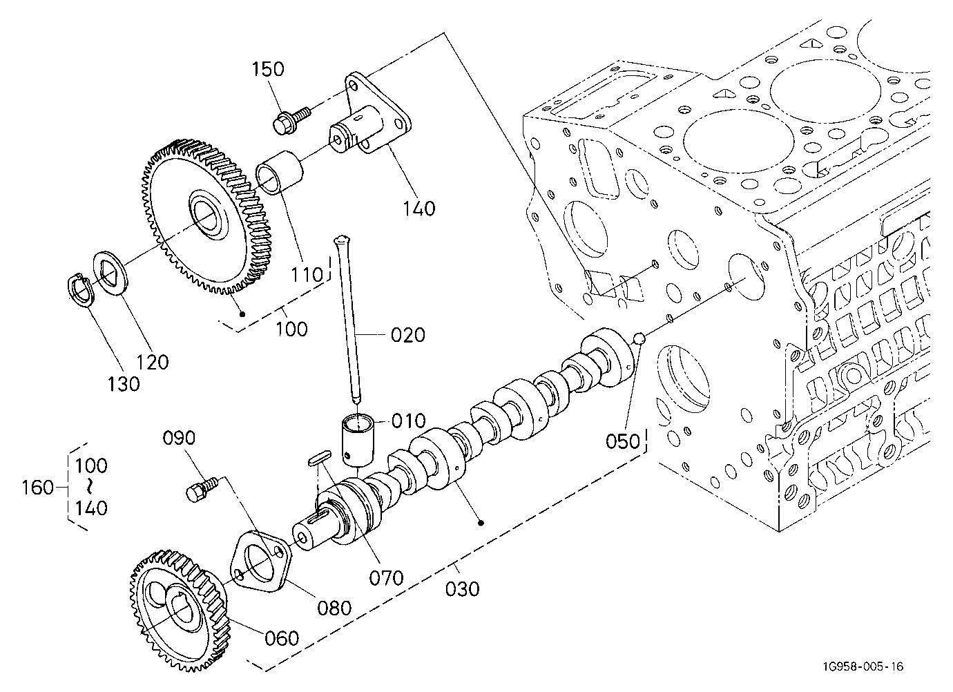 Camshaft And Idle Gear Shaft