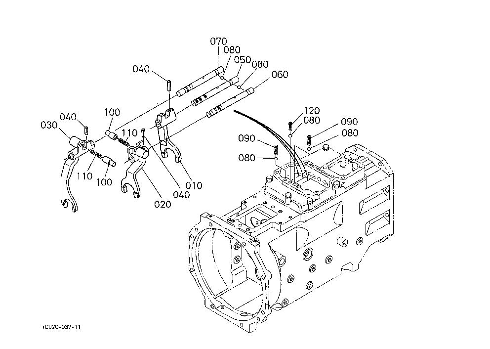 Main Gear Shift Fork