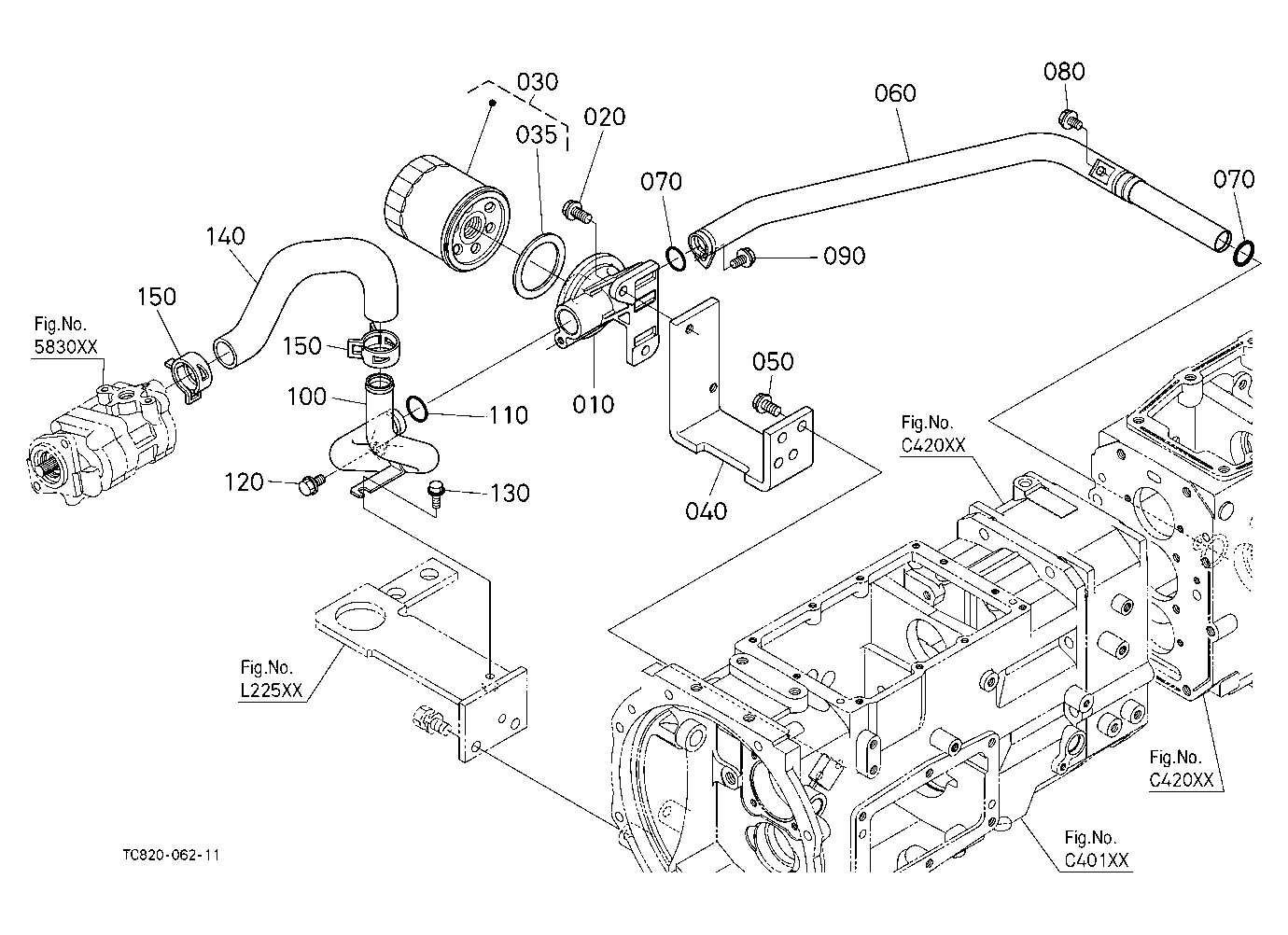 Hydraulic Oil Line (Inlet)