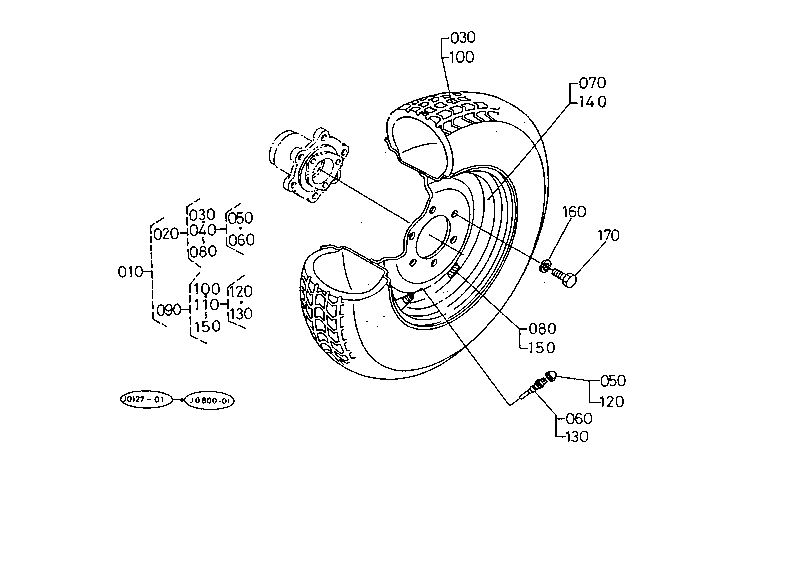 Front Wheel (25X8.50-14)
