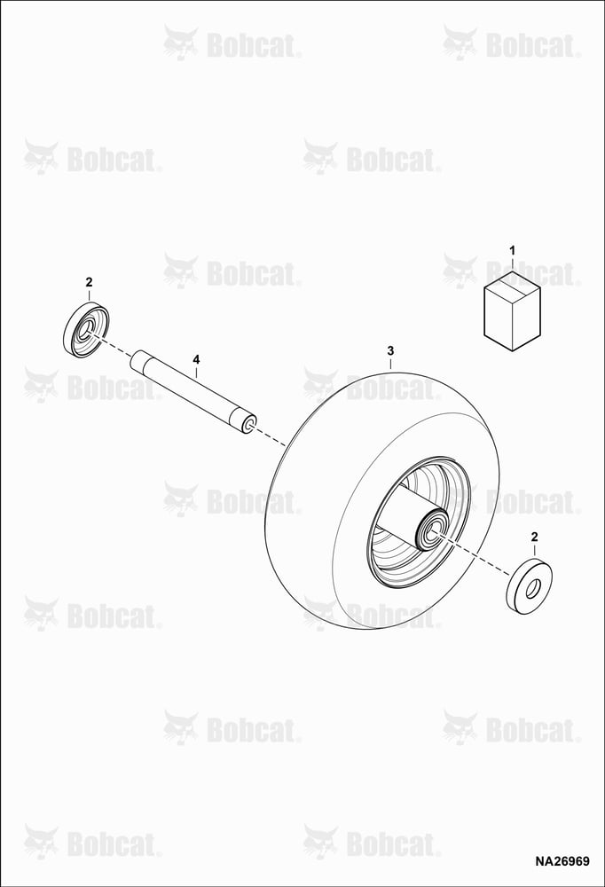Caster Tire and Spanner