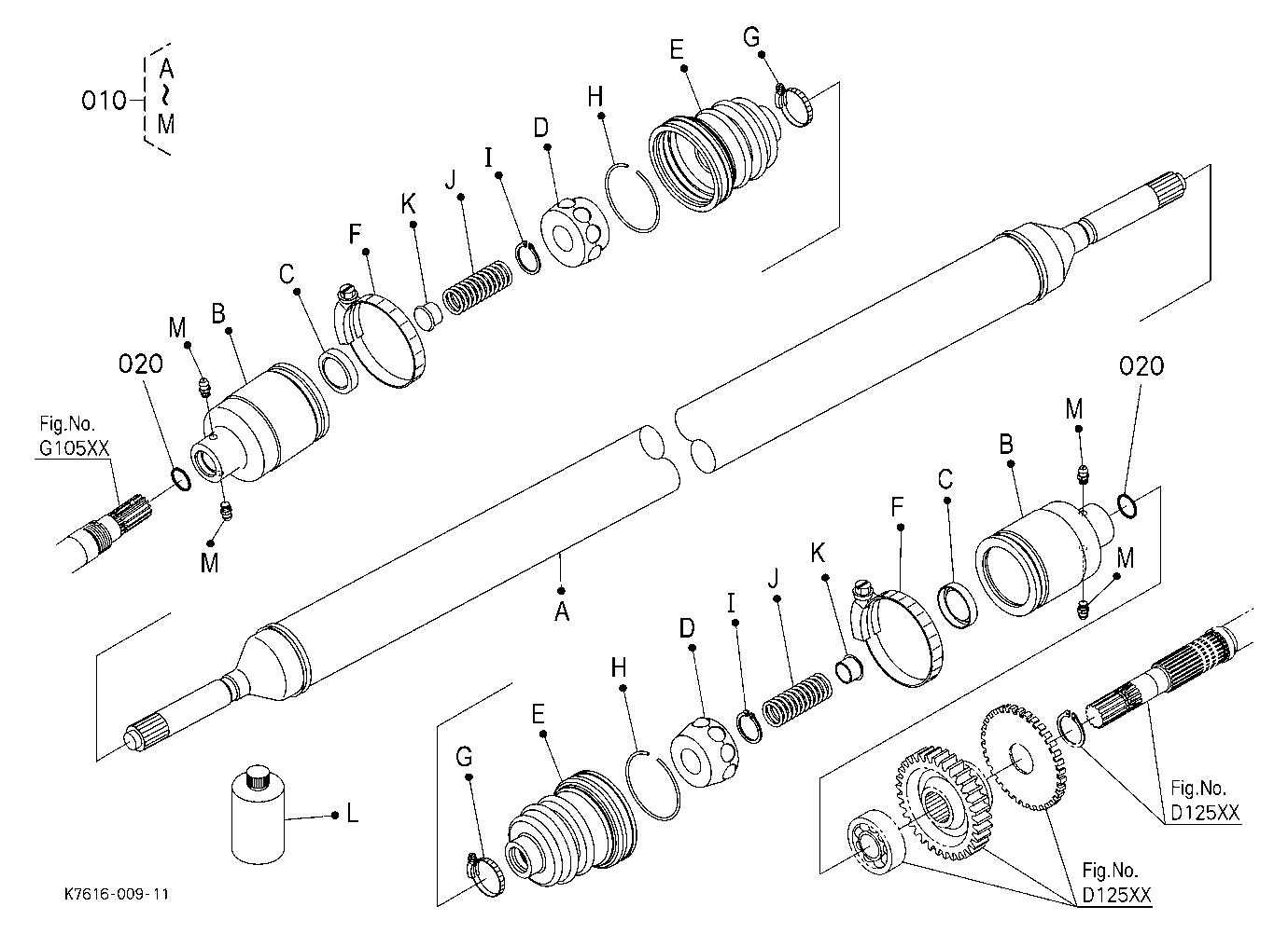 Front Propeller Shaft With Nipple [Option]