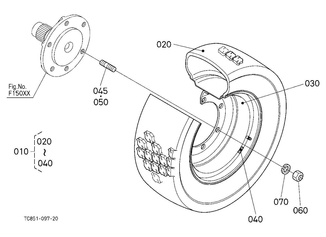 Front Wheel (305R343 Lsw)