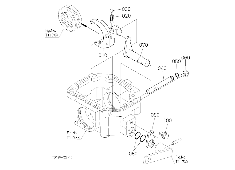 Mid Pto (Shift Fork) (W/G No.L8338) [Option]