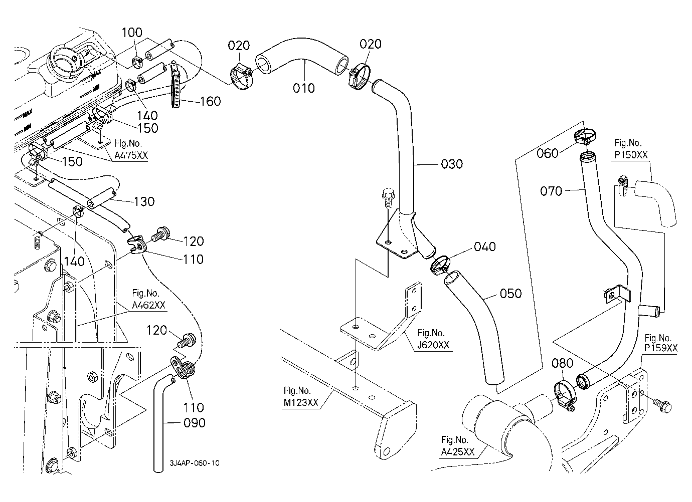 Reserve Tank Hose [W/O Pneumatic Trailer Brake]