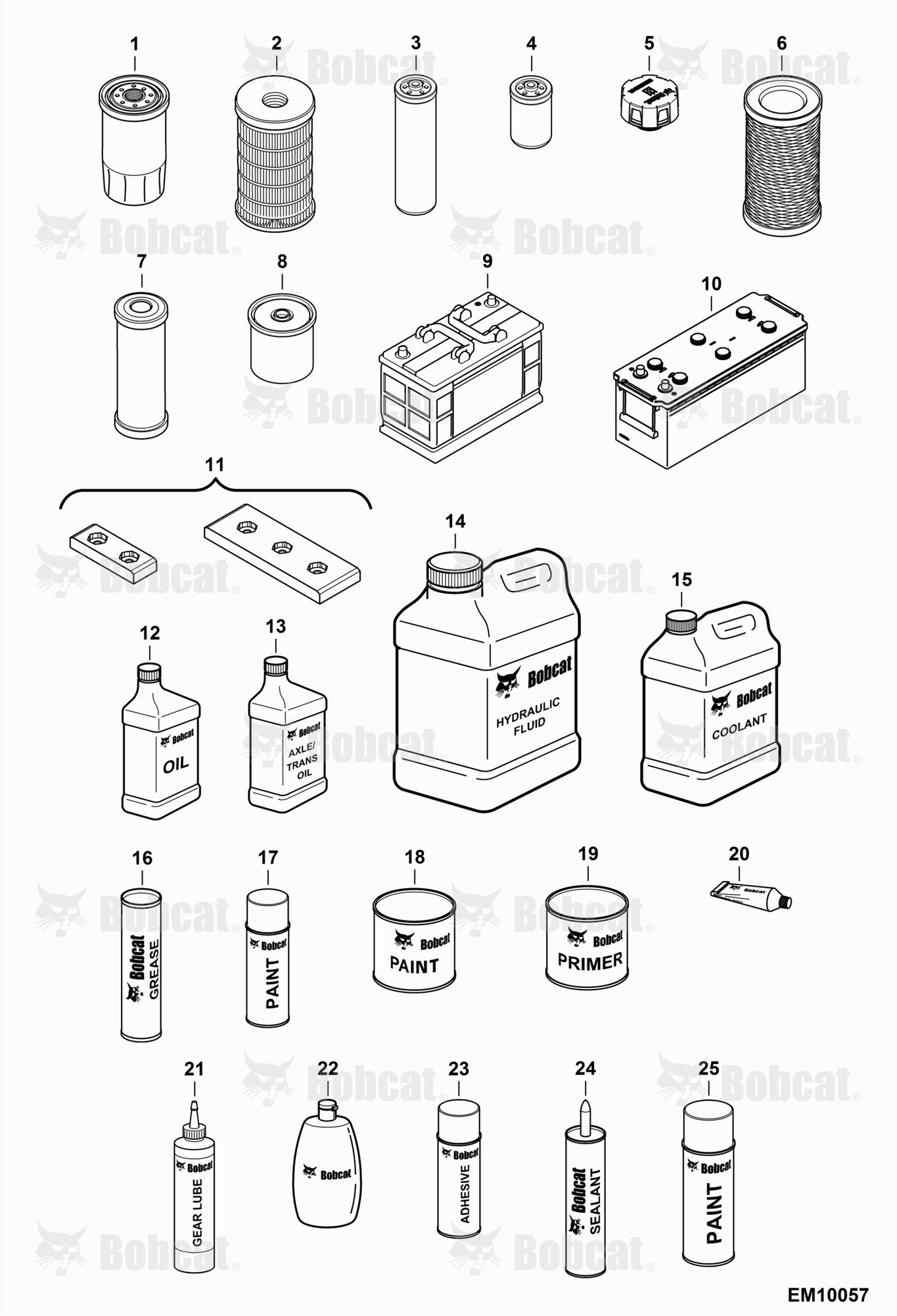 Maintenance Items (Service Parts)