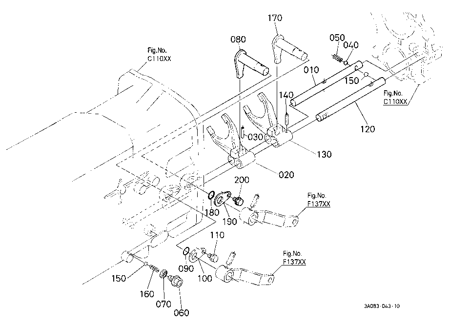 Range Gear Shift Fork [Ca]