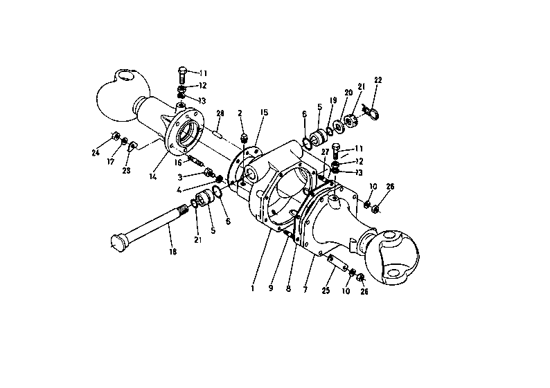 Front Axle Case Group