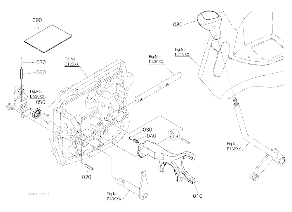 Creep Speed Kit (Shift Fork) (W/G No.M9131) [Optio