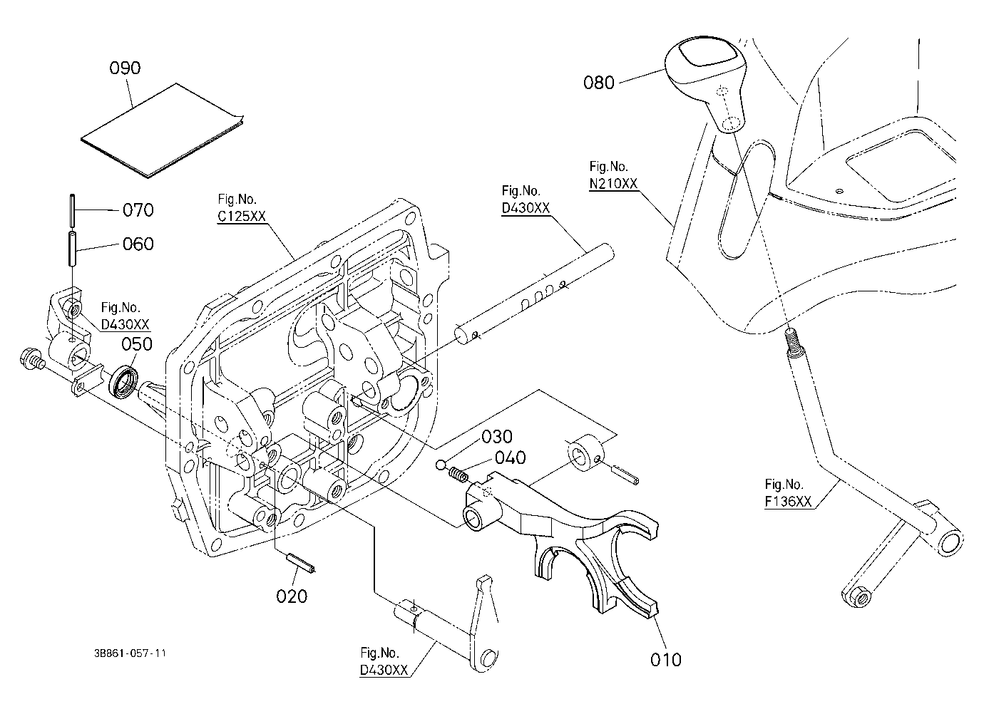 Creep Speed Kit (Shift Fork) (W/G No.M9131) [Optio