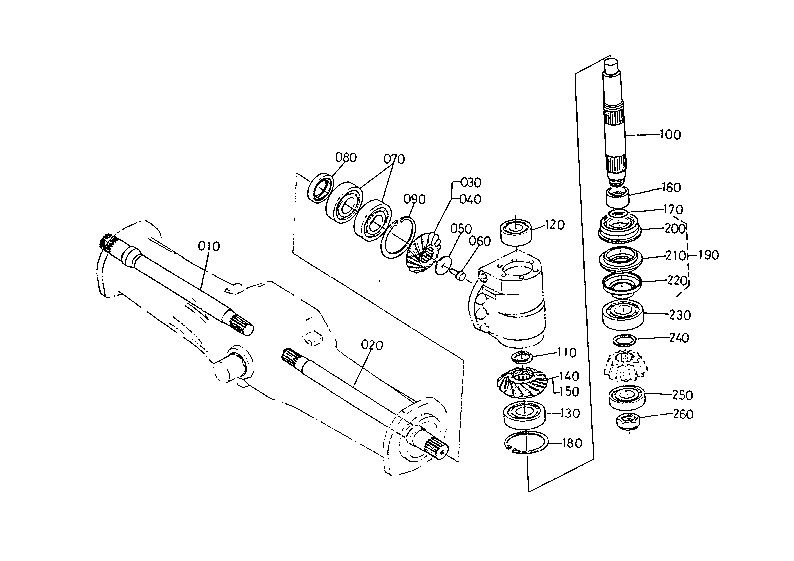Diff.Gear Shaft