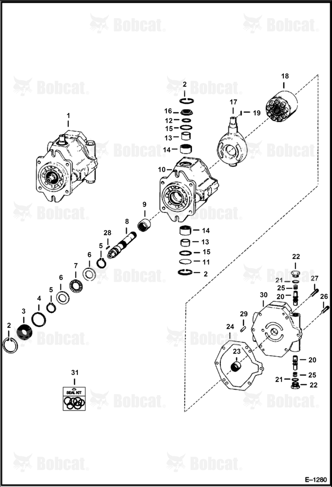 Hydrostatic Pump (Rear)
