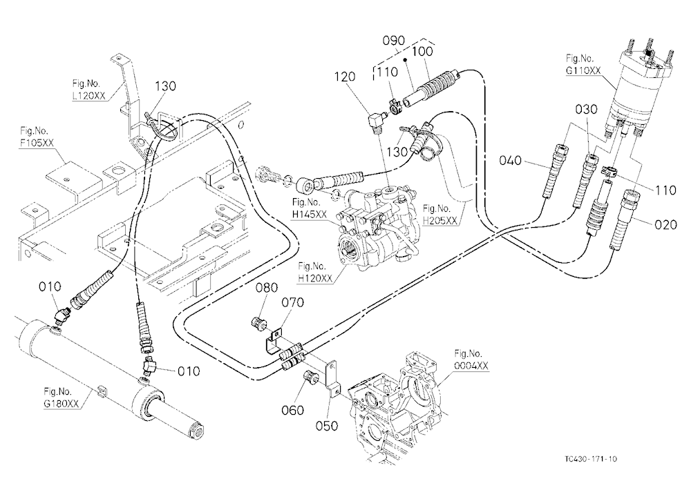 Hydraulic Oil Line (Ps)