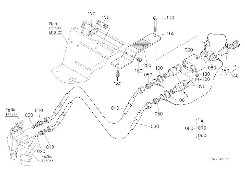 Auxiliary Control Valve Coupler (1St) [Except Cab