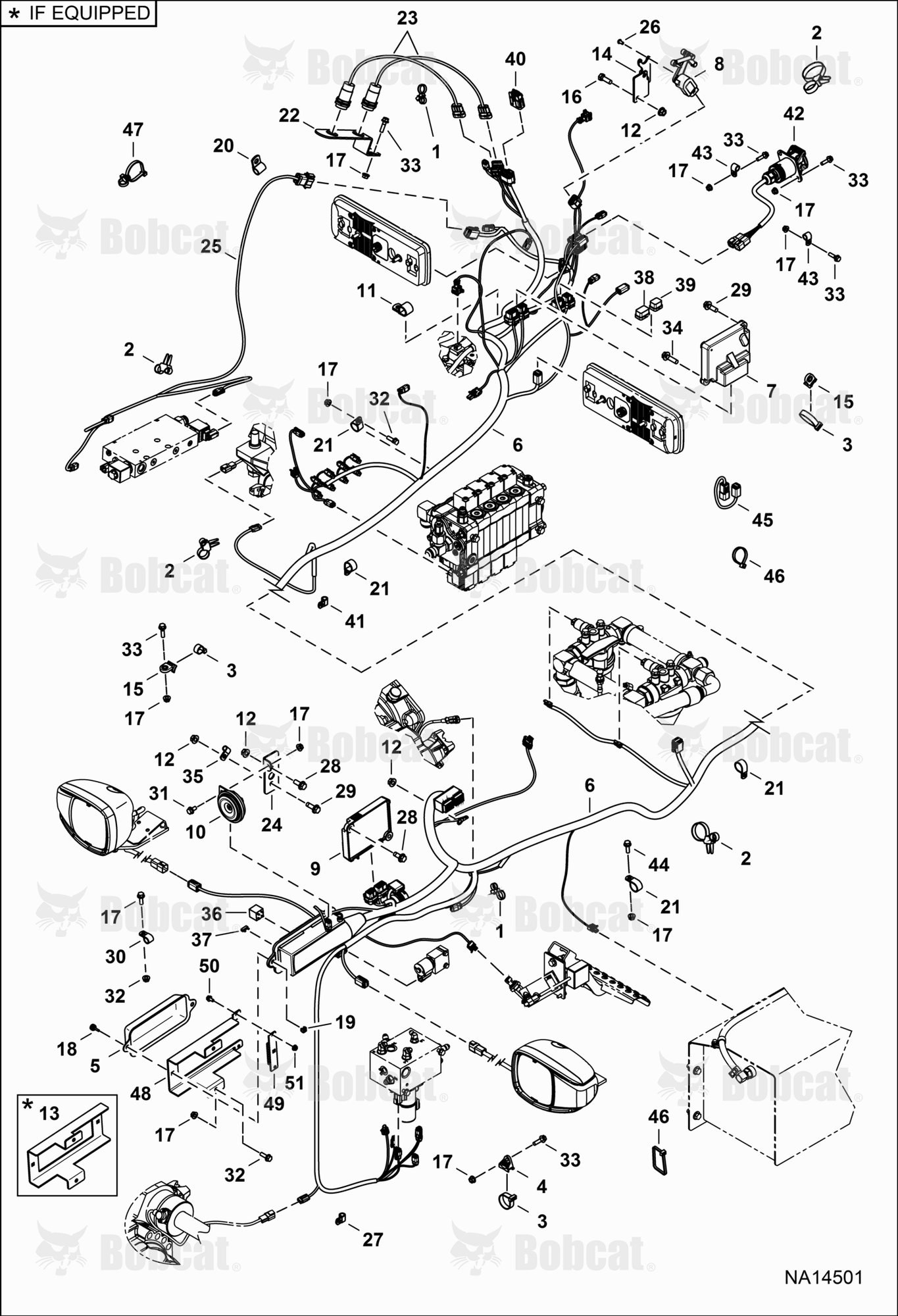 Frame Electrical Circuitry (Harness)  B3ZS16001 & Above, B3ZT16001 & Above