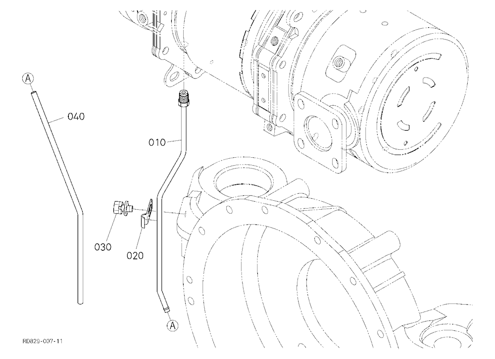 Diesel Particulate Filter Drain Pipe