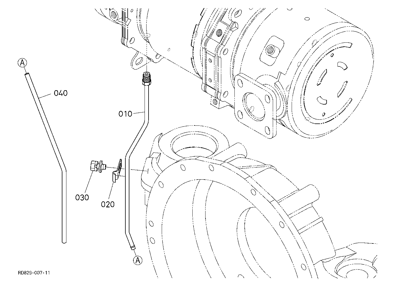 Diesel Particulate Filter Drain Pipe