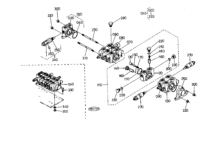 Control Valve (1) (S/P) and Component Parts [Kh-91(H