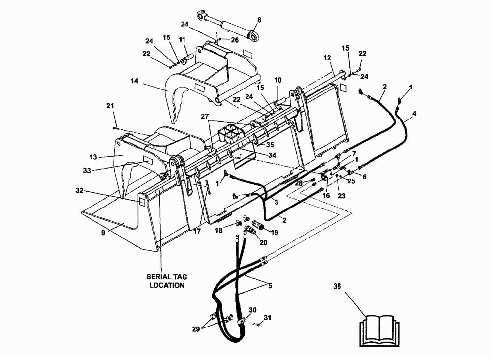 UTILITY SCRAP GRAPPLE ASSEMBLY